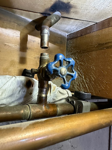 Basement rough-in plumbing